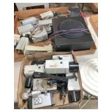 2) boxes security cameras & speakers