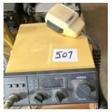 Kenwood 2 meter radio, siren, Uniden VHF Marine