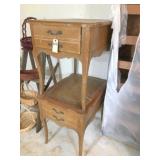 2) end tables 19x25x23 H