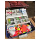 tackle box & contents