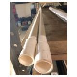 2) 20 ft stick  of 1' PVC pipe