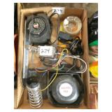 soldering iron holder, timer, speaker & misc. shop