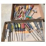 2) boxes screwdrivers