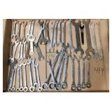 open box end wrenches & ratchet 7/8 - 3/8