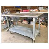 stainless table 48x24x29 H