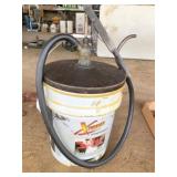 approx 3 gallons of 90 wt gear oil & pump