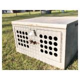 Aluminum dog box 40 x 36 x 24H