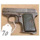 I G Destroyer 6.35mm .25ACP made 1920s in Spain Se