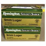 50 rnds Rem 9mm Luger 147 gr  BJHP