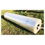 roll of very strong plastic 45" W roll is 9.5" dia