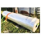 roll of very strong plastic 45" W roll is 9.5" dia