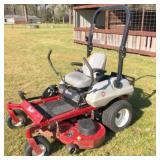 eXmark 54" cut mower w Kawasaki 23hp eng 374 hrs