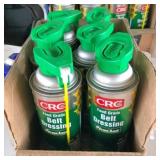6) 10oz cans of CRC belt dressing