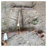 pair 5/16 - 3/8" ratchet chain binders