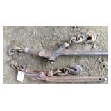 pair 5/16 - 3/8" chain binders