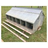 12 nest Cumberland chicken motel with sidewalks