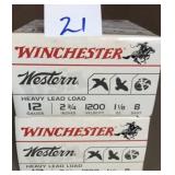 50 rnds Winch  12 ga  2.75"   8 shot