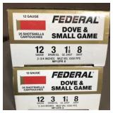 50 rnds Fed  12 ga  2.75"   8 shot