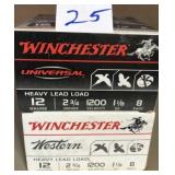 50 rnds Winch  12 ga  2.75"   8 shot