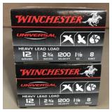 50 rnds Winch  12 ga  2.75"   8 shot