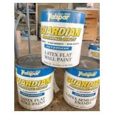 3 gal Valspar yellow latex wall paint -