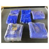 4 pair leather welding gloves