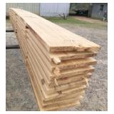 10) fresh cut  12 ft  pine 1" x 12" full size