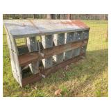 12 nest 2 story chicken hotel