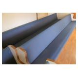 2) 14 ft cushioned pews w/ book holders