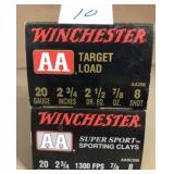 50 rnds Winch 20 ga  2.75"   8 shot