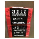 50 rnds Fed 20 ga 2.75"   8 shot
