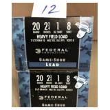 50 rnds Winch 20 ga  2.75"   8 lead shot