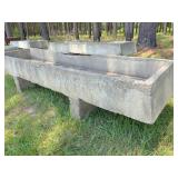 concrete trough 114" x 39" x 9" deep x 2 ft tall