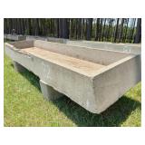 concrete trough 114" x 39" x 9" deep x 2 ft tall