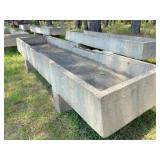 concrete trough 114" x 39" x 9" deep x 2 ft tall