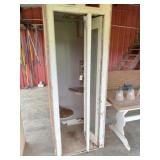 vintage phone booth 31" x 31" x 84"H