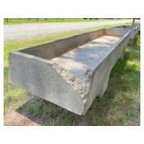 concrete trough 114" x 39" x 9" deep x 2 ft tall