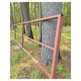 28 ft long metal frame 5 ft W made of -scroll down