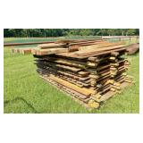 cedar plank fence 6 ft tall-- see info: