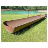 20 ft iron water or feed trough