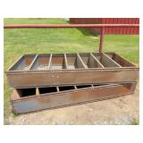 2 metal shelf units 36 x 12 x 84H