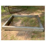 4 ft x 5 ft stainles frame made of 3" x 5"  tube