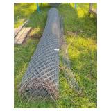 12 ft tall chain link fnc approx 30 - 40 ft