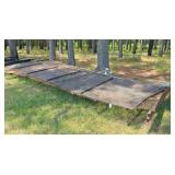 metal frame covered w mesh metal 24