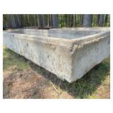 concrete trough 8