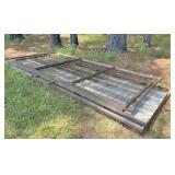 partial calf feeding pen 12  ft x 12 ft
