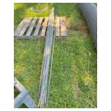 30) 5/16 steel rod 11 ft L threaded 6" each end