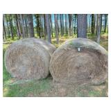 10) 4x5 round bales mixed grass 1st cut of 2025