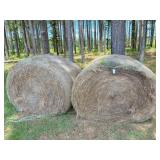 10) 4x5 round bales mixed grass 1st cut of 2025