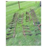 6 rails of disc blade scrapers 3 to 10 ft long